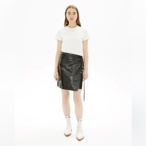 Helmut Lang Mylar Wrap Skirt XS
